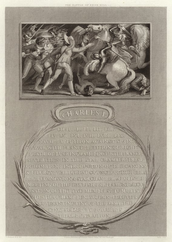 The Battle of Edge Hill by English School