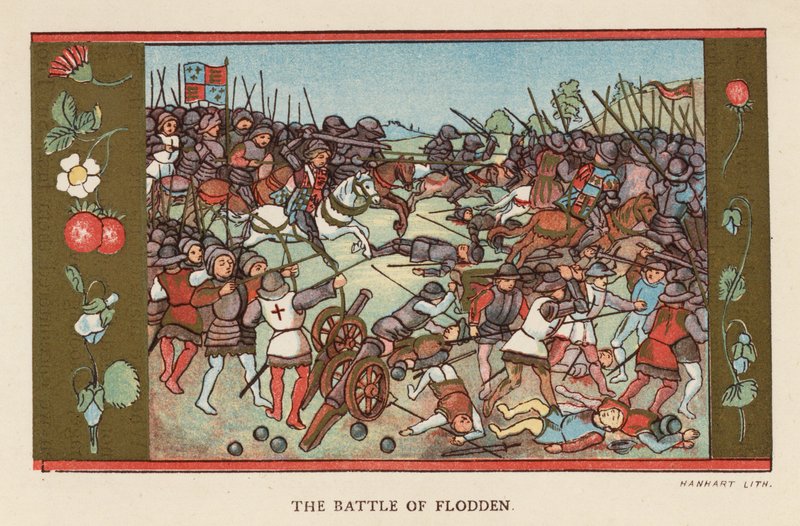 The Battle of Flodden by English School
