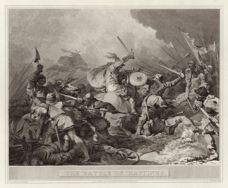 The Battle of Hastings by English School