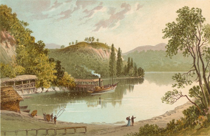 The Boat House - Loch Katrine by English School