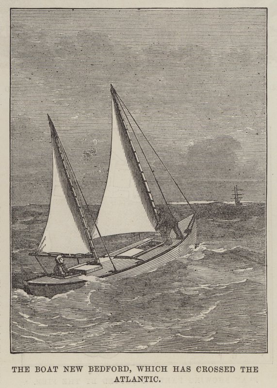 The Boat New Bedford, which has crossed the Atlantic by English School