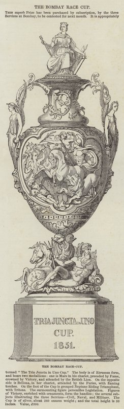 The Bombay Race-Cup by English School