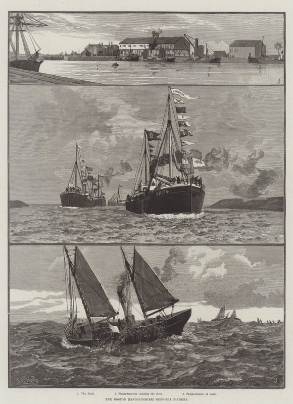 The Boston (Lincolnshire) Deep-Sea Fishery by English School