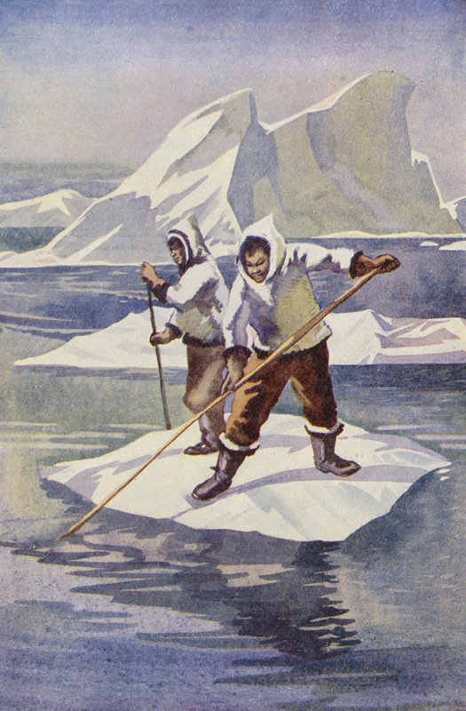 The Boys made an Ice-Raft by English School