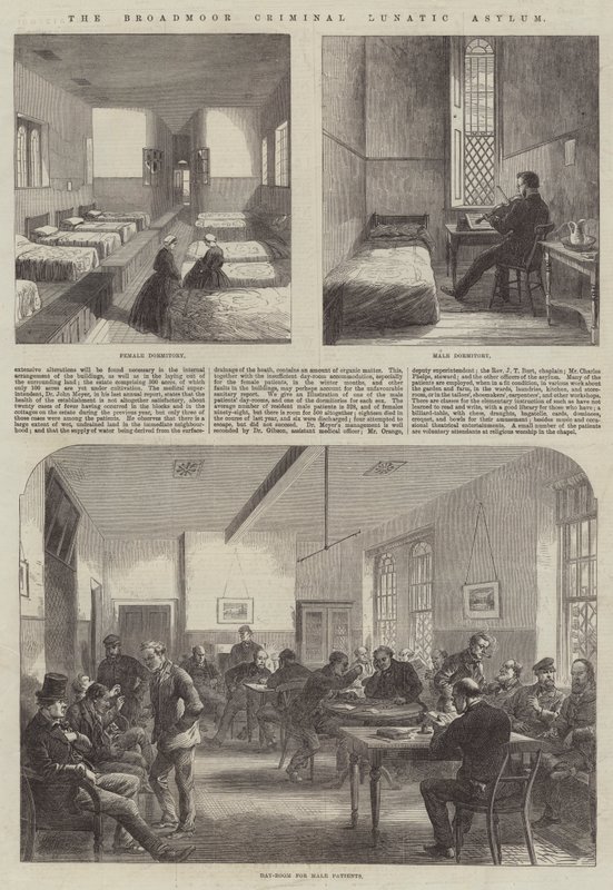 The Broadmoor Criminal Lunatic Asylum by English School