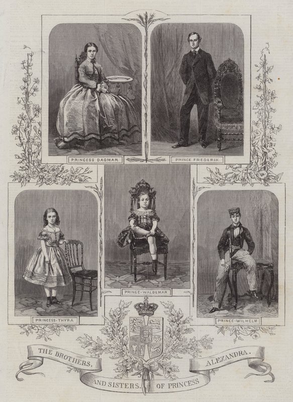 The Brothers, and Sisters of Princess Alexandra by English School