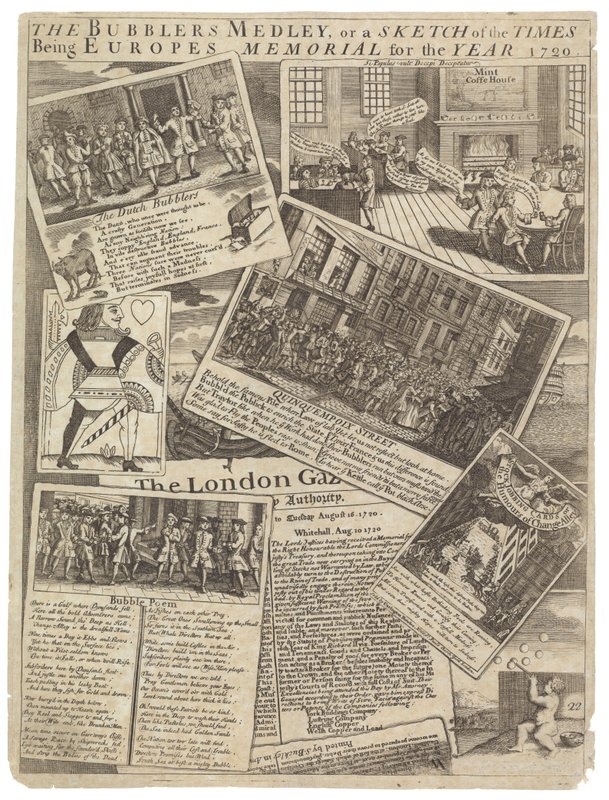 The Bubblers Medley or a Sketch of the Times by English School