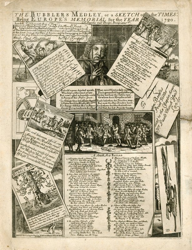 The Bubblers Medley, or a Sketch of the Times, Being Europe