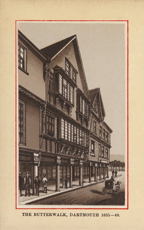 The Butterwalk, Dartmouth by English School