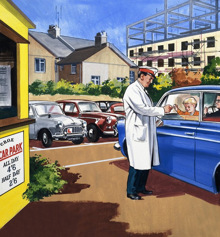 The Car Park Attendant by English School
