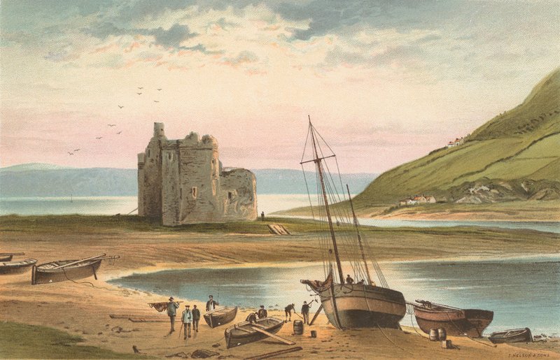 The Castle, Loch Ranza by English School