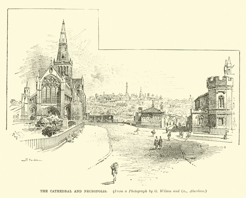 The Cathedral and Necropolis by English School