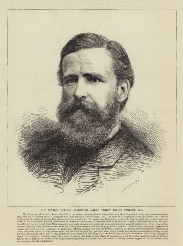 The Central African Expedition, Lieutenant Verney Lovett Cameron, RN by English School