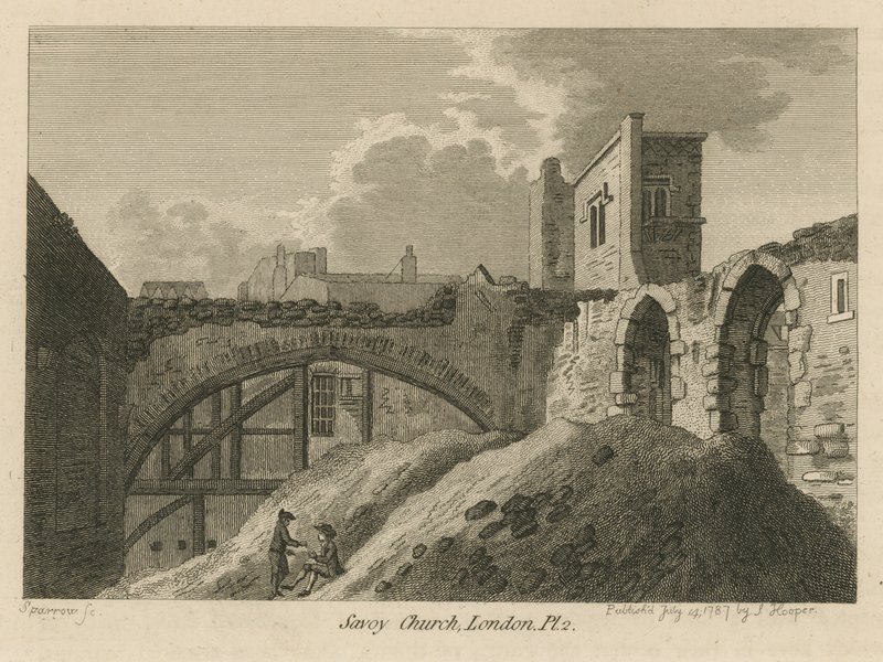 The Chapel of St John The Baptist in the Savoy by English School