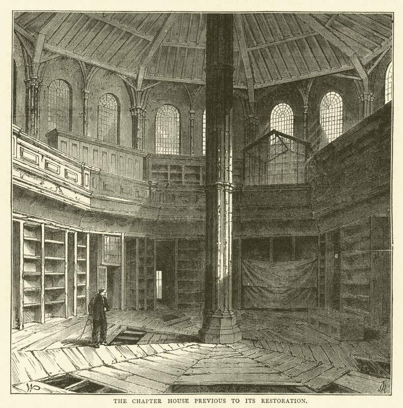 The Chapter House previous to its restoration by English School