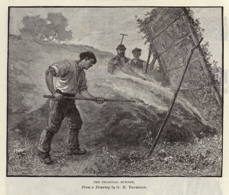 The Charcoal Burner by English School