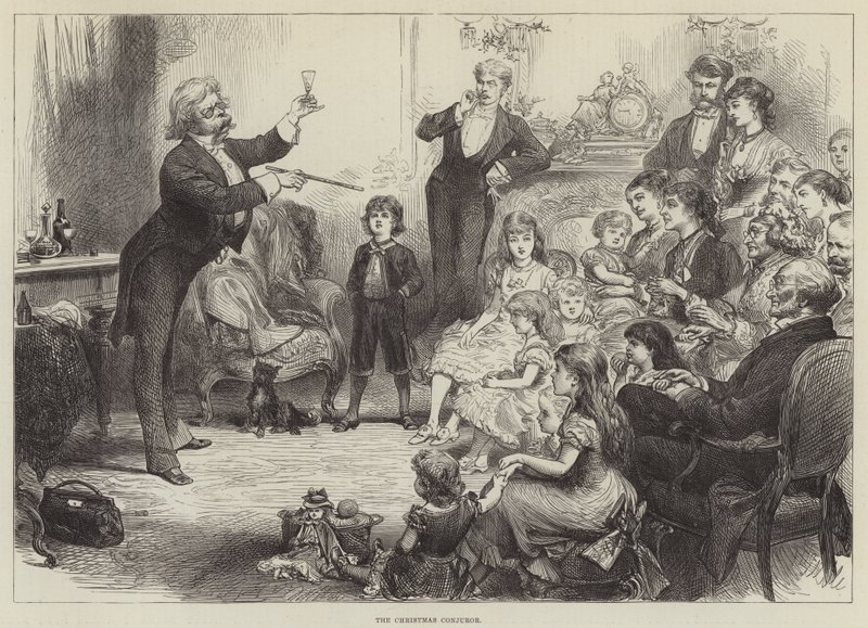 The Christmas Conjuror by English School