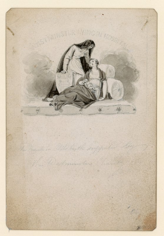 The City of London Lying-in Hospital by English School