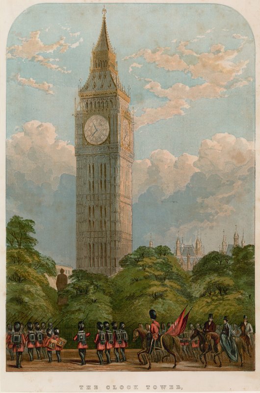 The Clock Tower, Westminster, London by English School