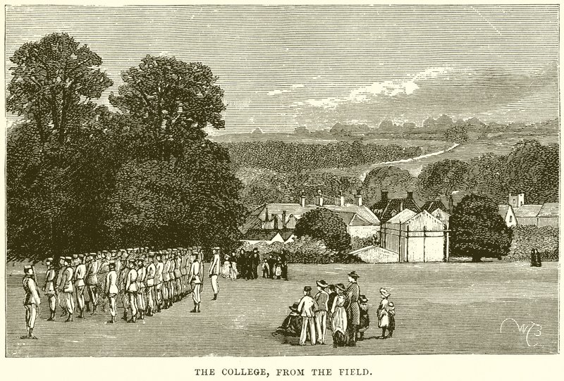 The College, from the Field by English School