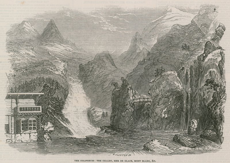 The Colosseum - The Chalet, Mer de Glace, Mont Blanc by English School