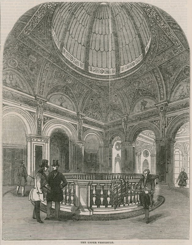 The Conservative Clubhouse: The Upper Vestibule by English School