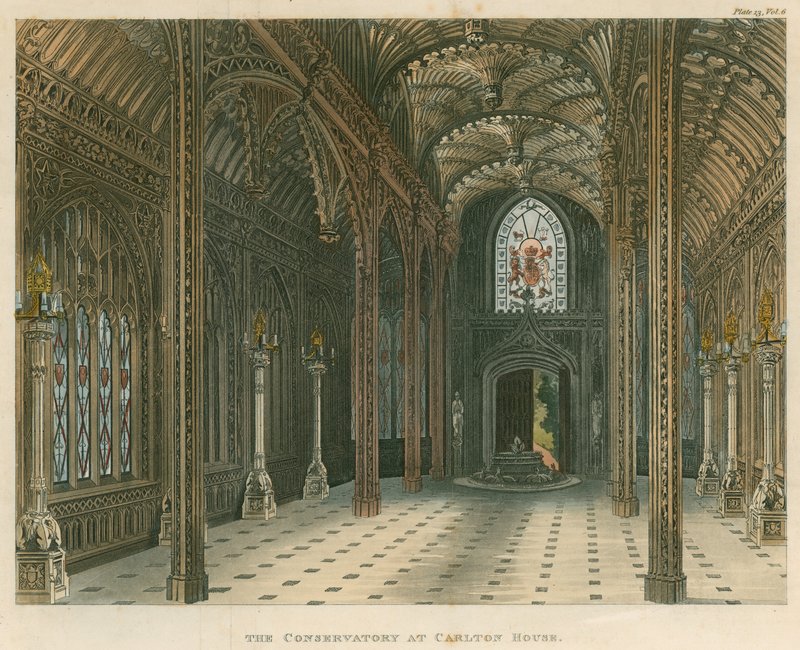 The Conservatory, Carlton House, London by English School