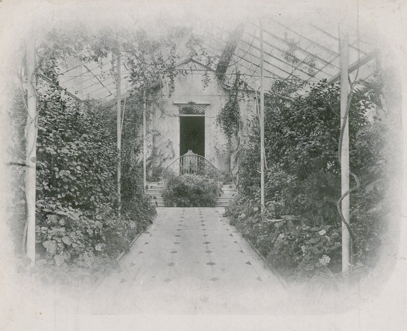 The Conservatory Entrance of Wimbledon Park House by English School