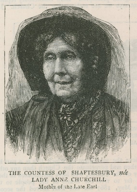 The Countess of Shaftesbury, nee Lady Anne Churchill by English School