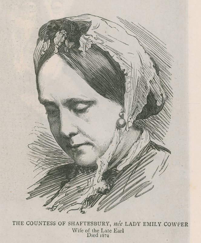The Countess of Shaftesbury, nee Lady Emily Cowper by English School