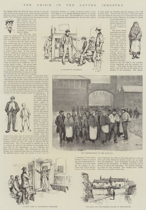 The Crisis in the Cotton Industry by English School