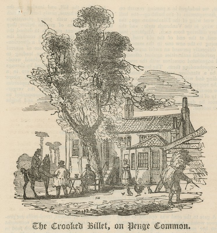 The Crooked Billet on Penge Common, London by English School