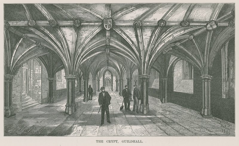 The Crypt, Guildhall, London by English School