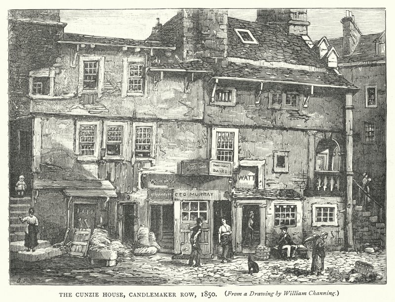 The Cunzie House, Candlemaker Row by English School