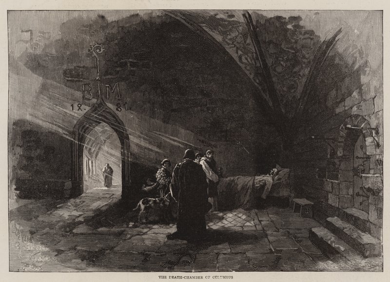 The Death-Chamber of Columbus by English School