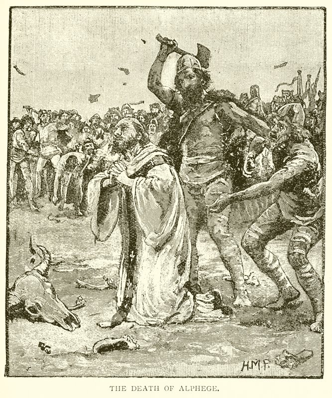 The Death of Alphege by English School