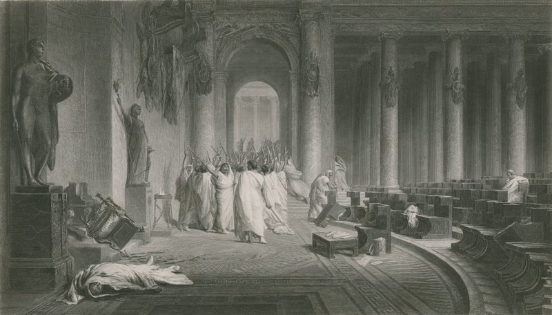The Death of Caesar, Julius Caesar by English School