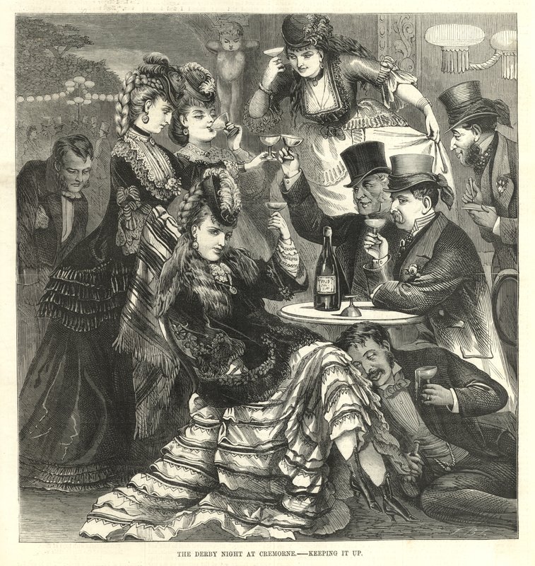 The Derby Night at Cremorne by English School