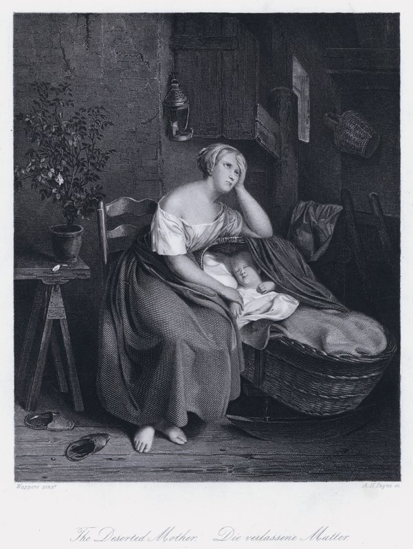 The Deserted Mother by English School