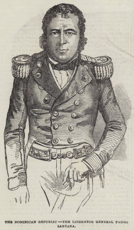 The Dominican Republic, the Liberator General Pedro Santana by English School
