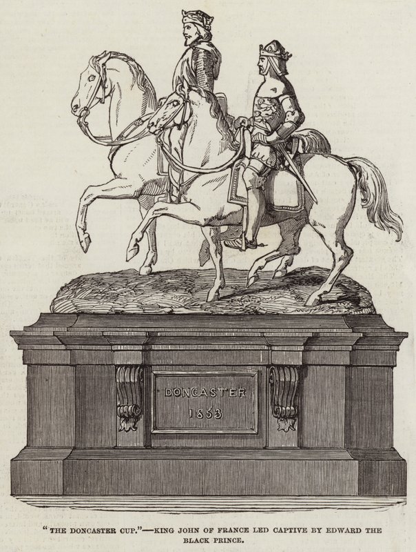 The Doncaster Cup, King John of France Led Captive by Edward the Black Prince by English School