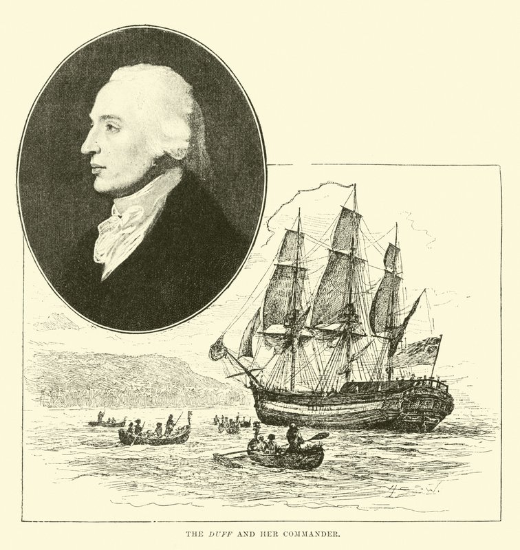 The Duff and her Commander by English School