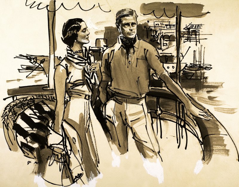 The Duke and Duchess of Windsor by English School