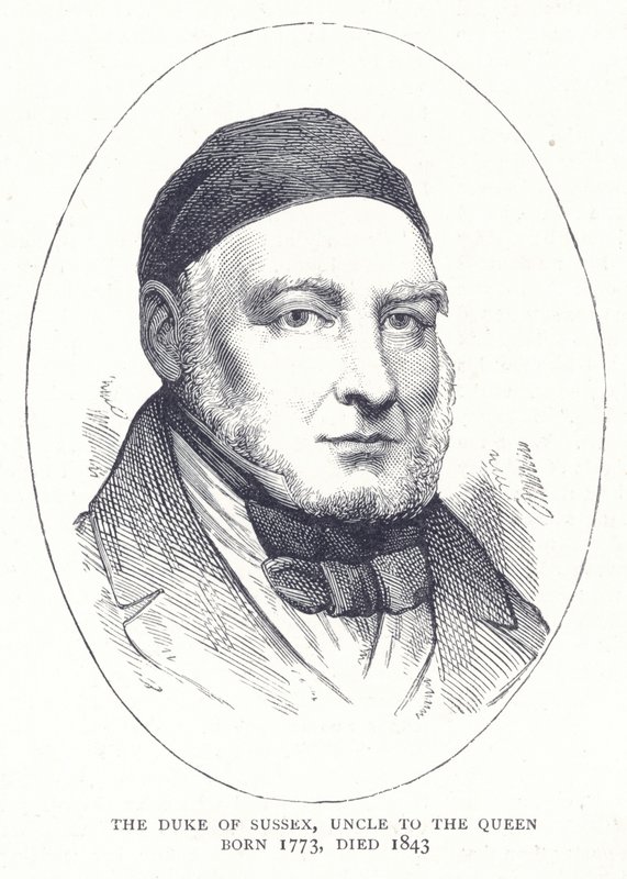 The Duke of Sussex, Uncle to the Queen, Born 1773, Died 1843 by English School