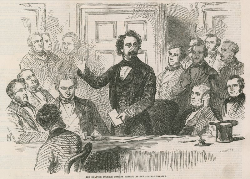 The Dulwich College charity meeting at the Adelphi Theatre by English School