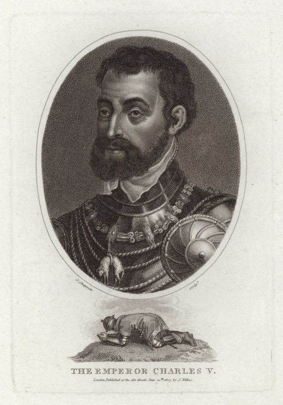 The Emperor Charles V by English School