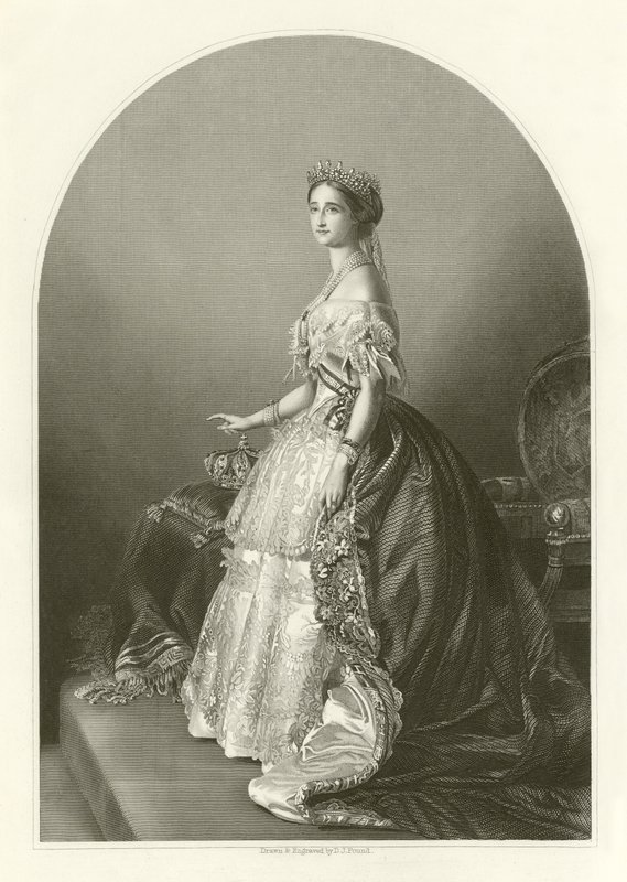 The Empress Eugenie by English School