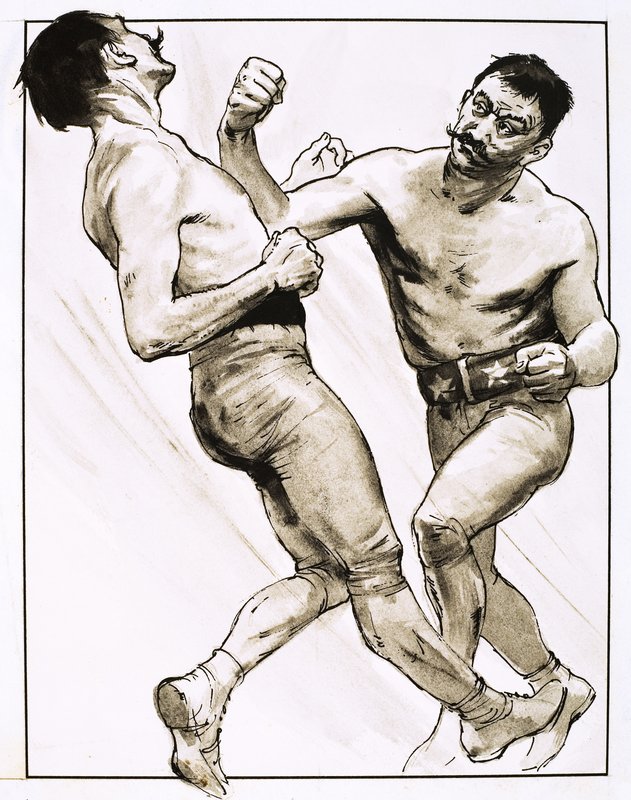 The End of an Era, King of the Bare-Knuckle Boxers, 1973 by English School