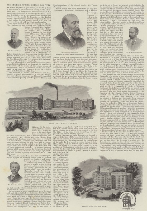 The English Sewing Cotton Company (engraving) by English School