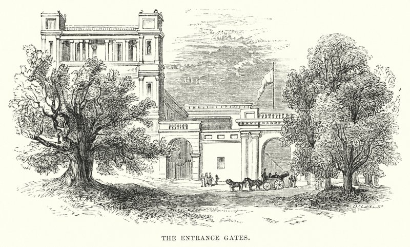 The Entrance Gates by English School